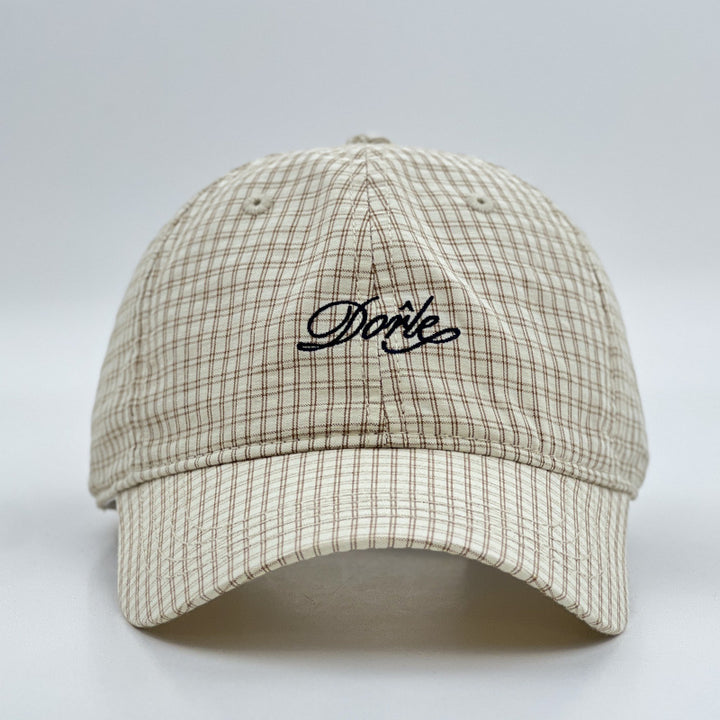 Women's Structured Plaid Baseball Cap Bowlift