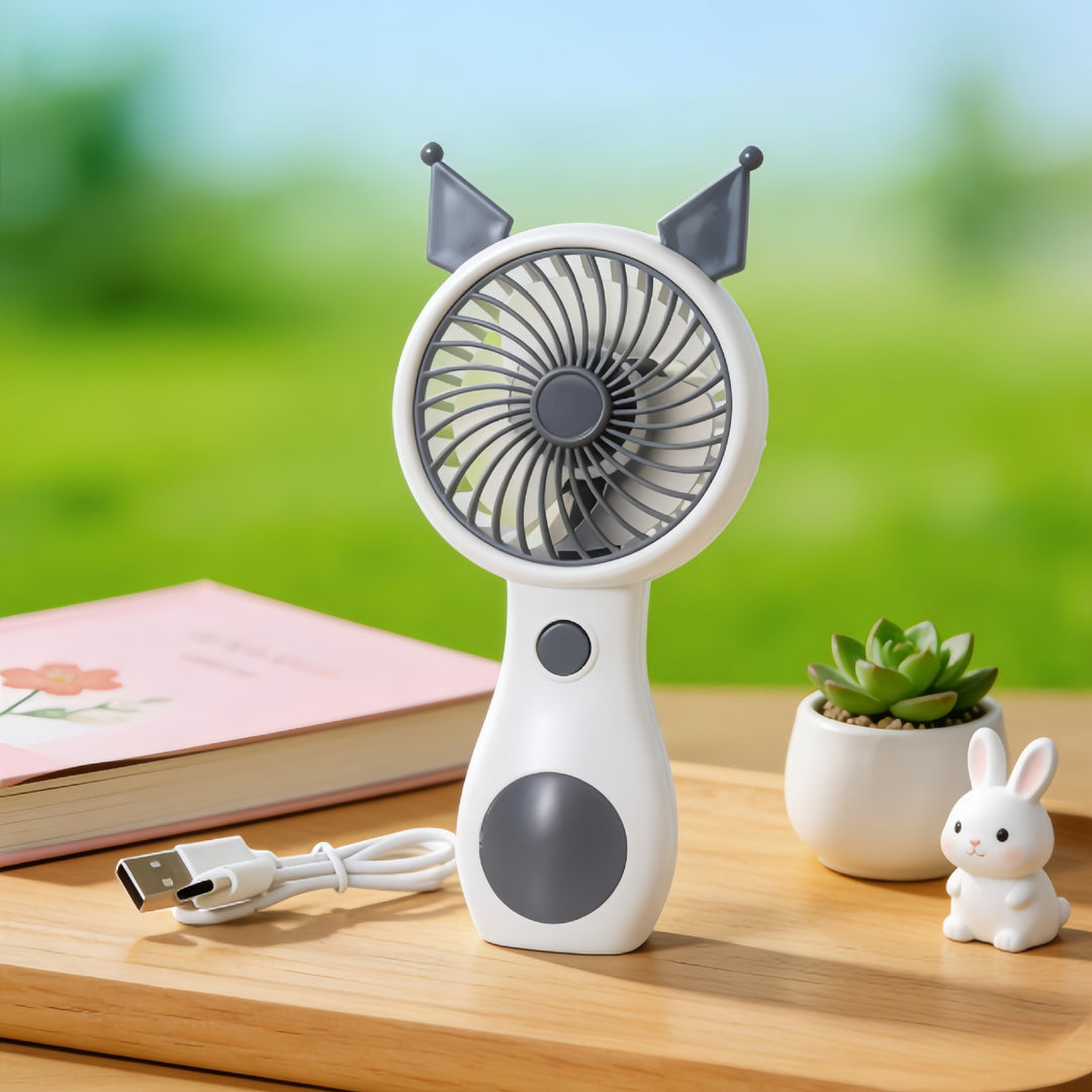 Women portable USB hand fan Bowlift
