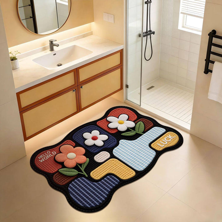 Decorative Fruit-Themed Area Rug Bowlift