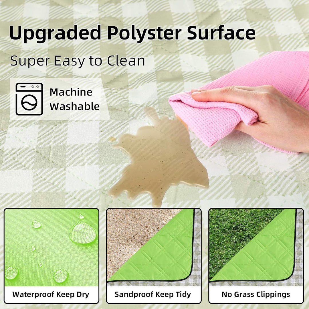 Picnic Blanket with Water-Resistant Backing Bowlift