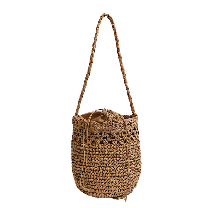Handmade Braided Bucket Bag Bowlift