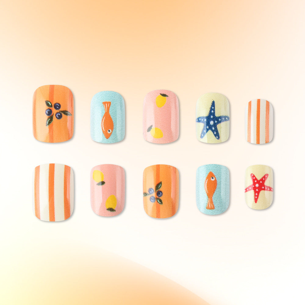 Themed Summer Nail Art Set Bowlift