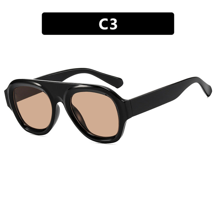 Women's oversized sunglasses with modern design and UV protection Bowlift