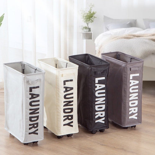 Laundry basket with wheels Bowlift