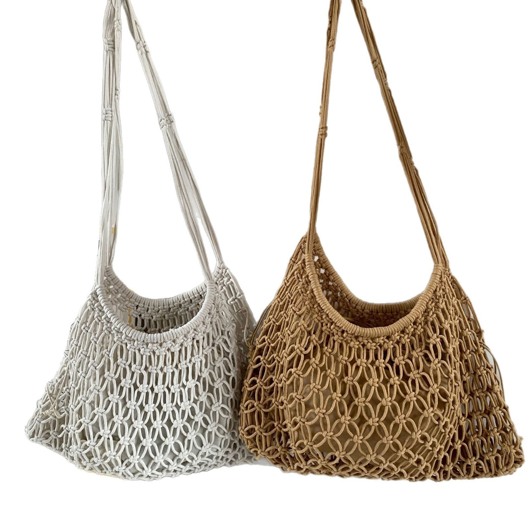 Hand-knotted shopping and leisure bag Bowlift