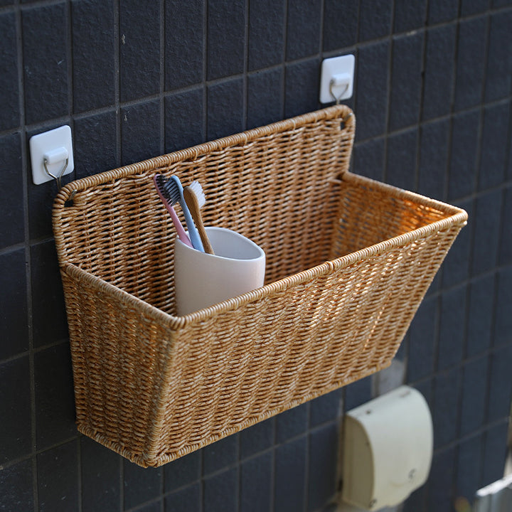 Handwoven Rectangular Storage Basket Bowlift