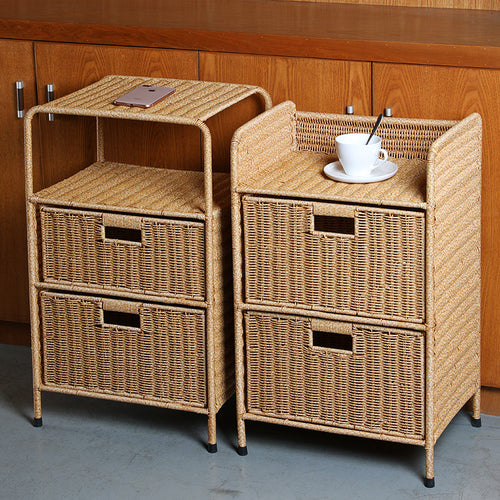Multi-Tiered Woven Storage Unit Bowlift
