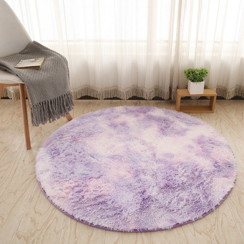 Soft Shaggy Round Area Rug