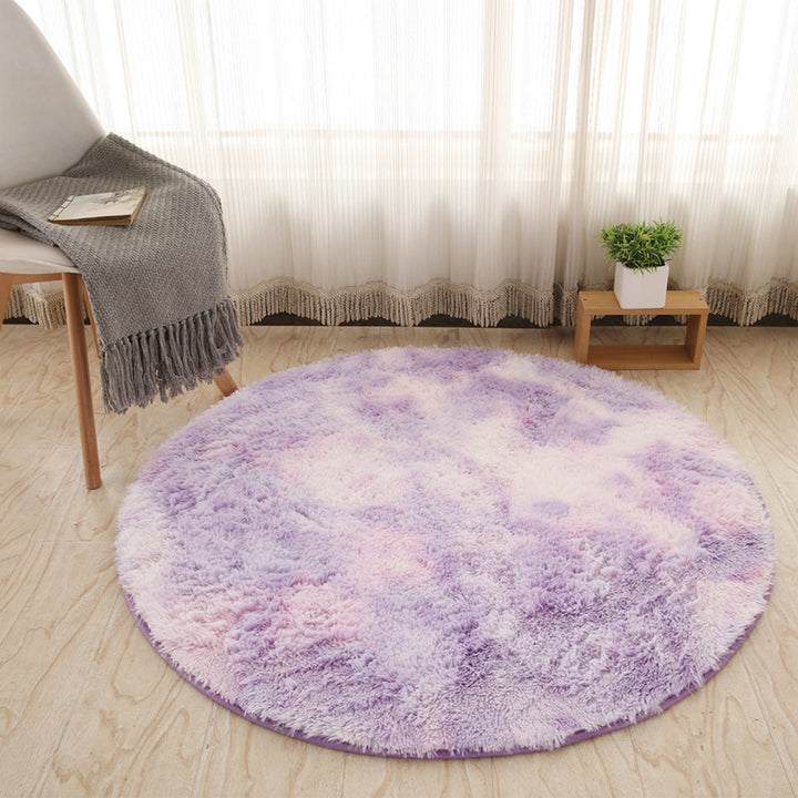 Soft Shaggy Round Area Rug