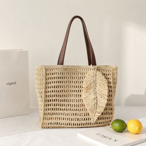 Handcrafted Beach Bag Made from Natural Materials Bowlift