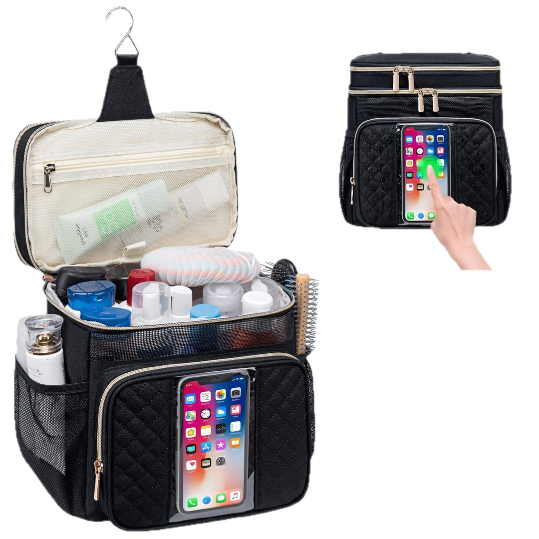 Cosmetic organizer bag with practical compartments Bowlift