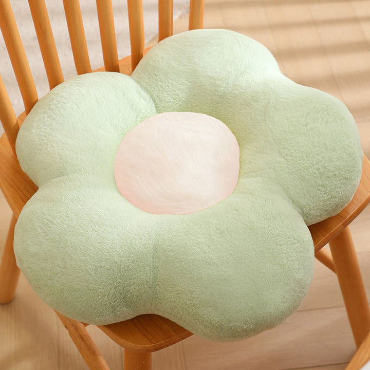 Plush seat cushion in flower shape Bowlift
