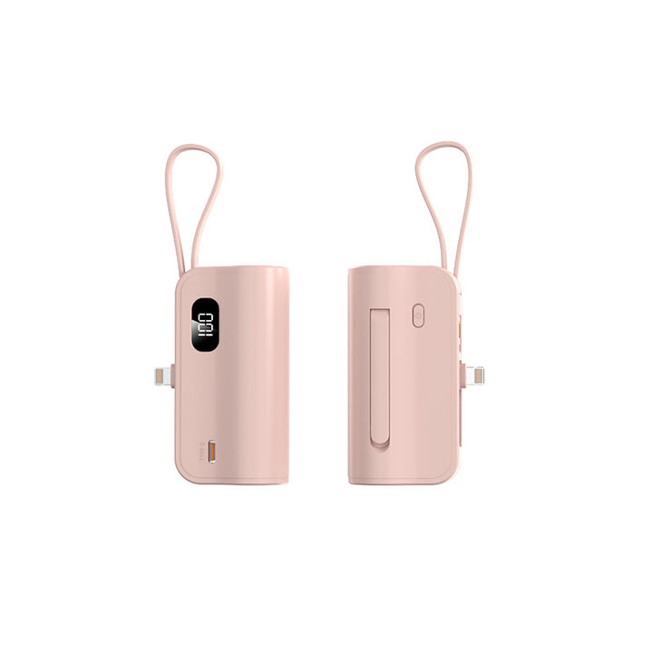 Portable charger with integrated digital display and fast charging function Bowlift