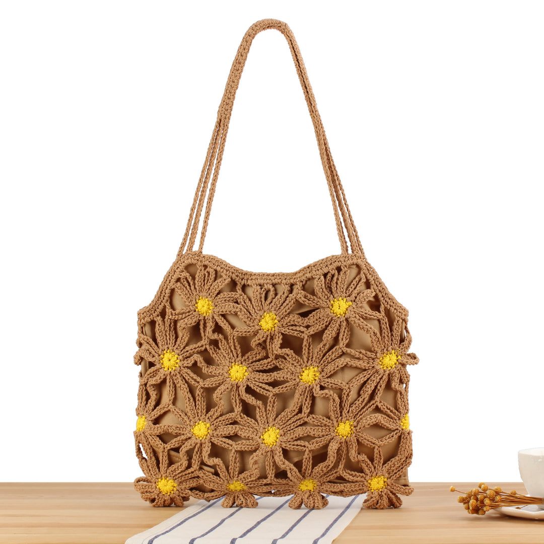 Handbag with Creative Flower Design Bowlift