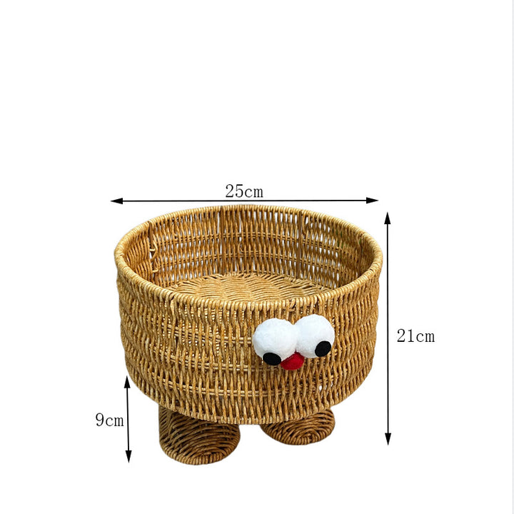 Women Playful Storage Basket with Animal Motif Bowlift