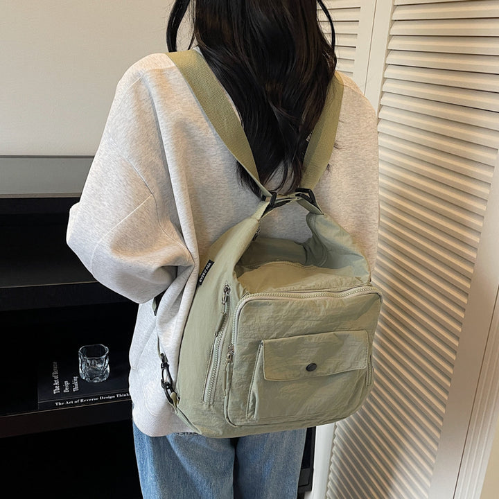 Versatile Multi-Pocket Shoulder Bag Bowlift