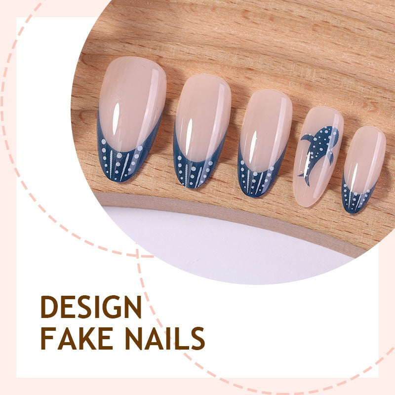 Creative Acrylic Nail Set with Stylish Design Accents Bowlift