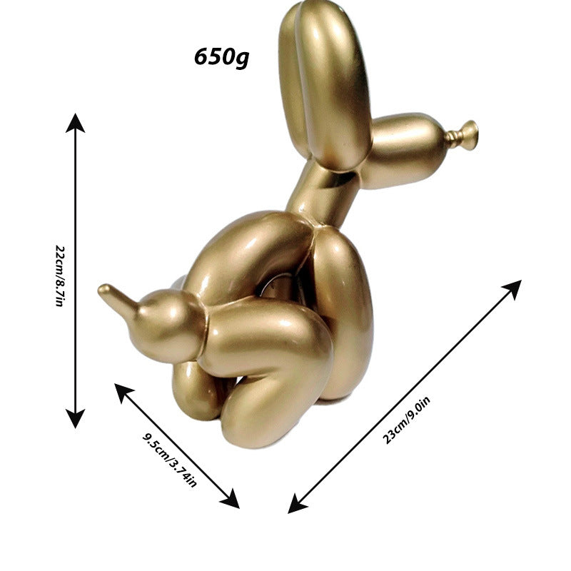 Decorative Dog Figure Bowlift