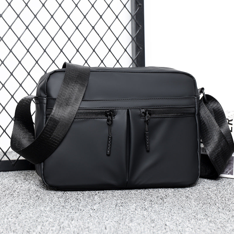 Sleek Dual-Zippered Utility Crossbody Bag Bowlift