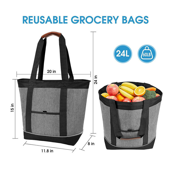 Women's cooling and shopping bag with insulated interior and durable design Bowlift