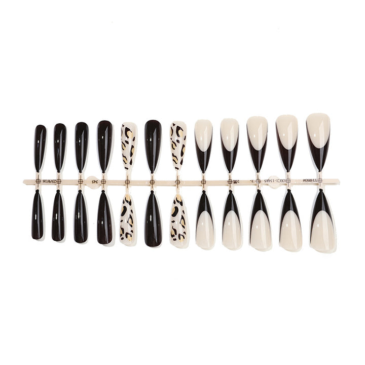 Elegant Stiletto Press-On Nail Set Bowlift
