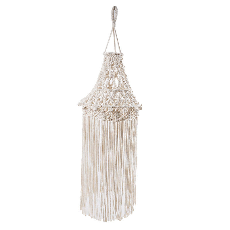 Macrame Hanging Light Fixture Bowlift