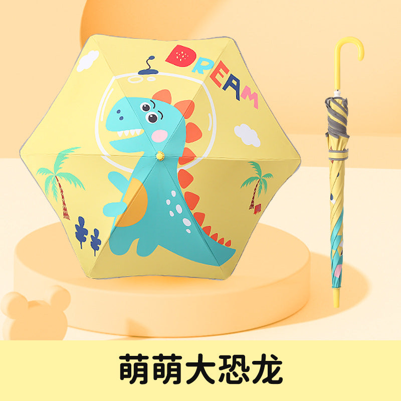 Women's Kids' Umbrella with Dinosaur Design Bowlift