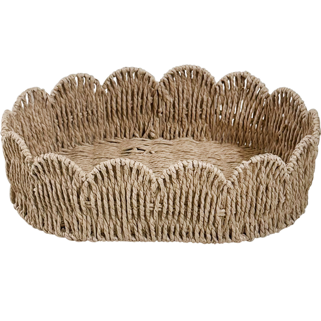 Decorative hand-woven storage basket Bowlift