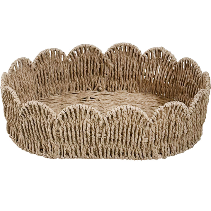 Decorative hand-woven storage basket Bowlift