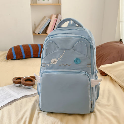 Cute Cartoon Cat Face Backpack