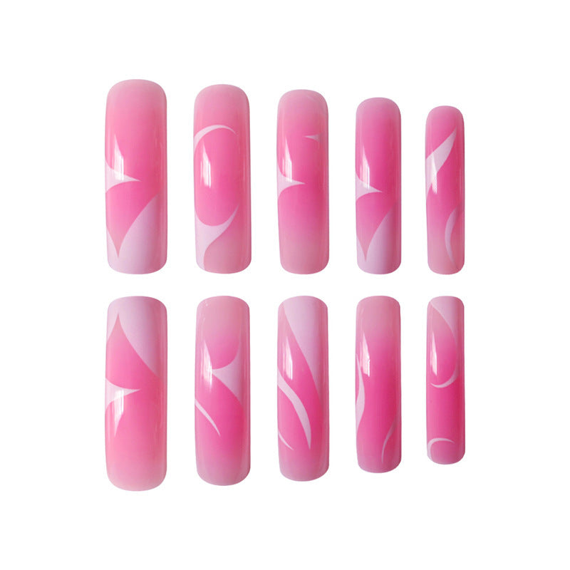 Artistic Long Nail Extensions Bowlift