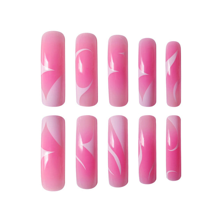 Artistic Long Nail Extensions Bowlift