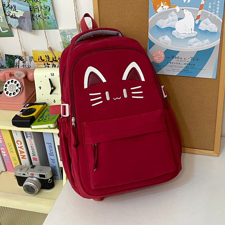 Whimsical Cat-Themed Backpack