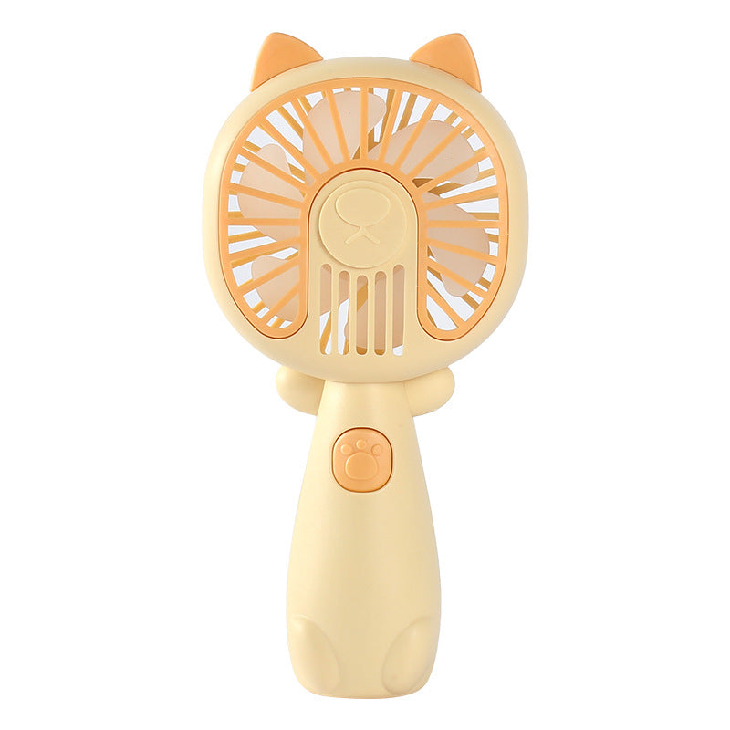 Cat-Themed Handheld Fan Bowlift