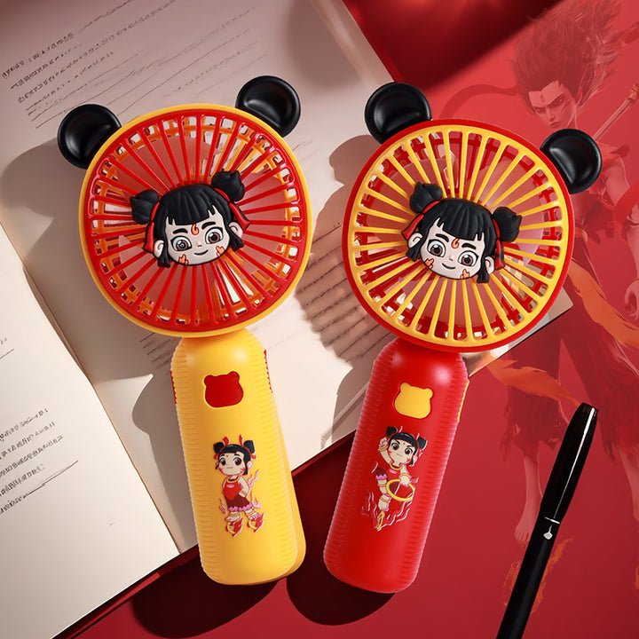 Portable Mini Handheld Fan with Custom Character Design Bowlift