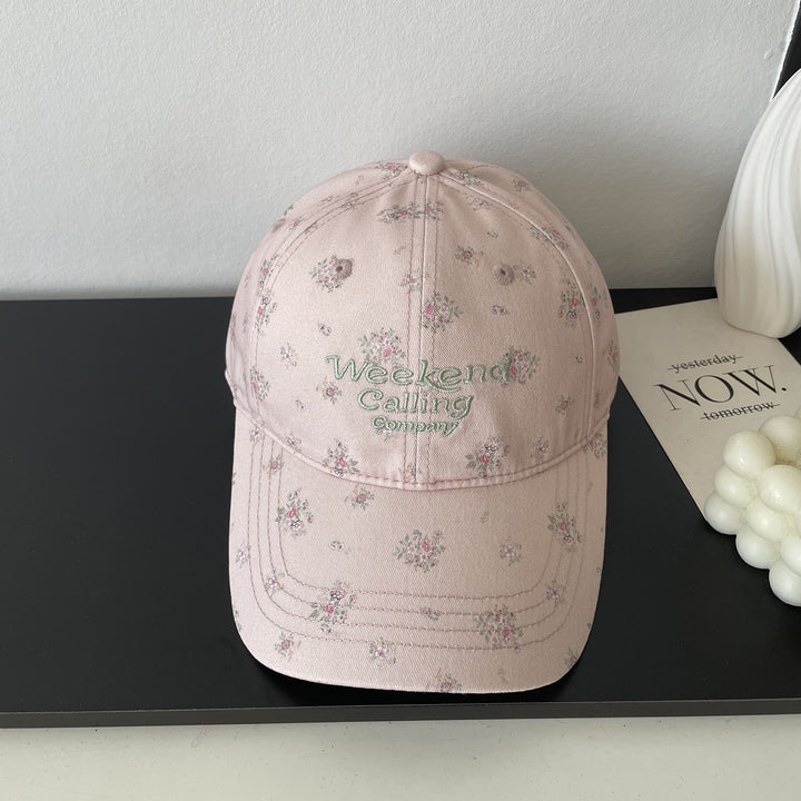Floral Print Baseball Cap