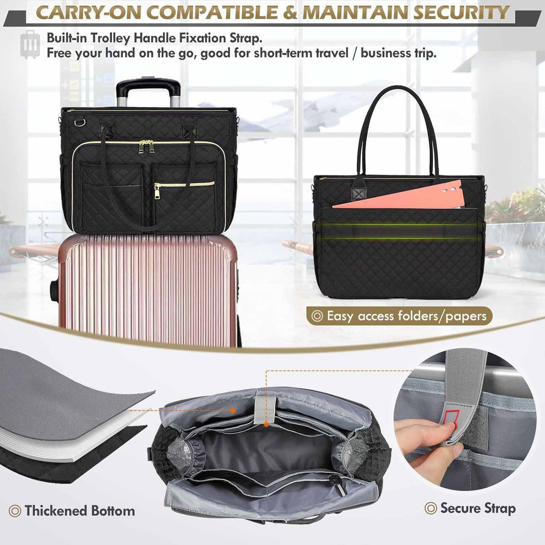 Practical tote bag with intelligent compartment system Bowlift