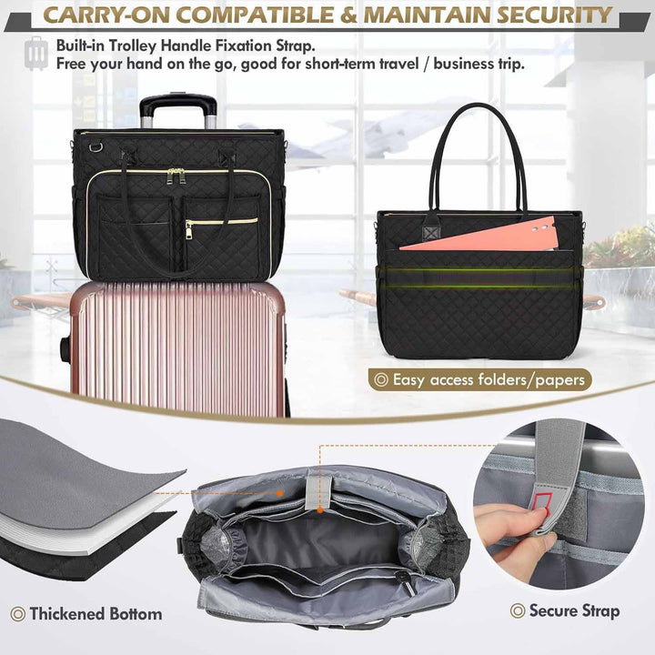 Practical tote bag with intelligent compartment system Bowlift