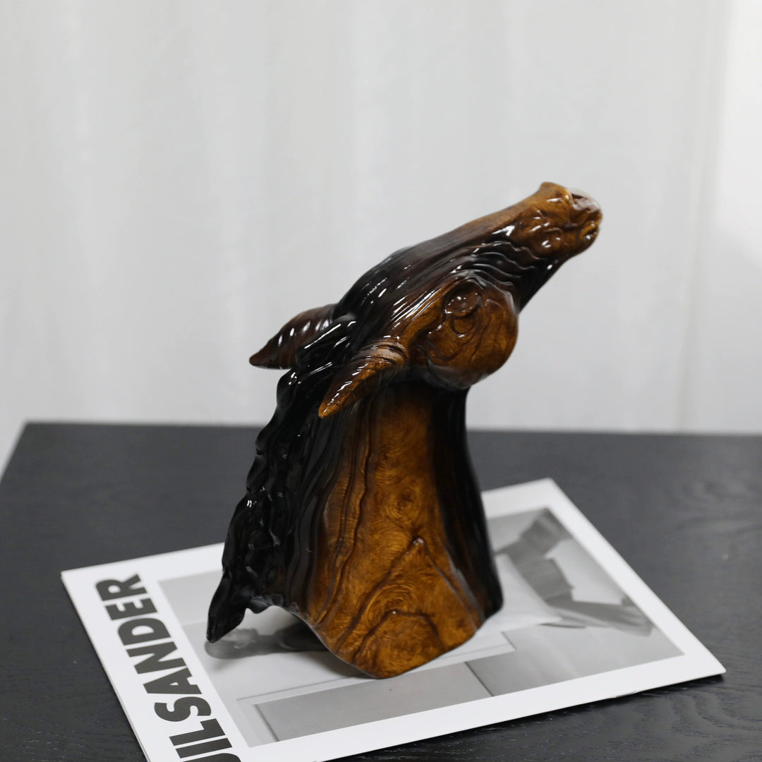 Decorative Elephant Figurine with Child Rider