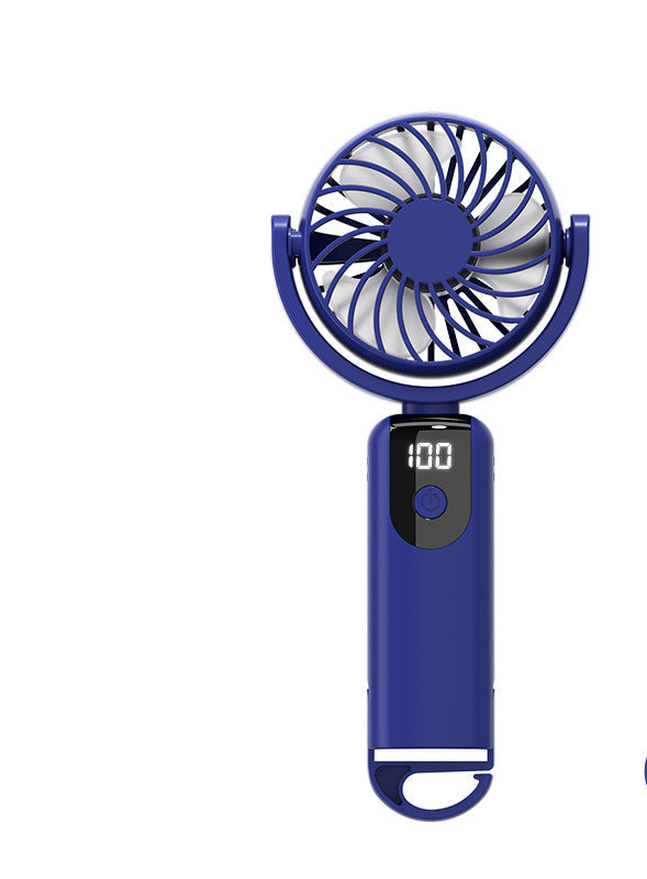 Women's Portable Handheld Fan with Digital Display Bowlift