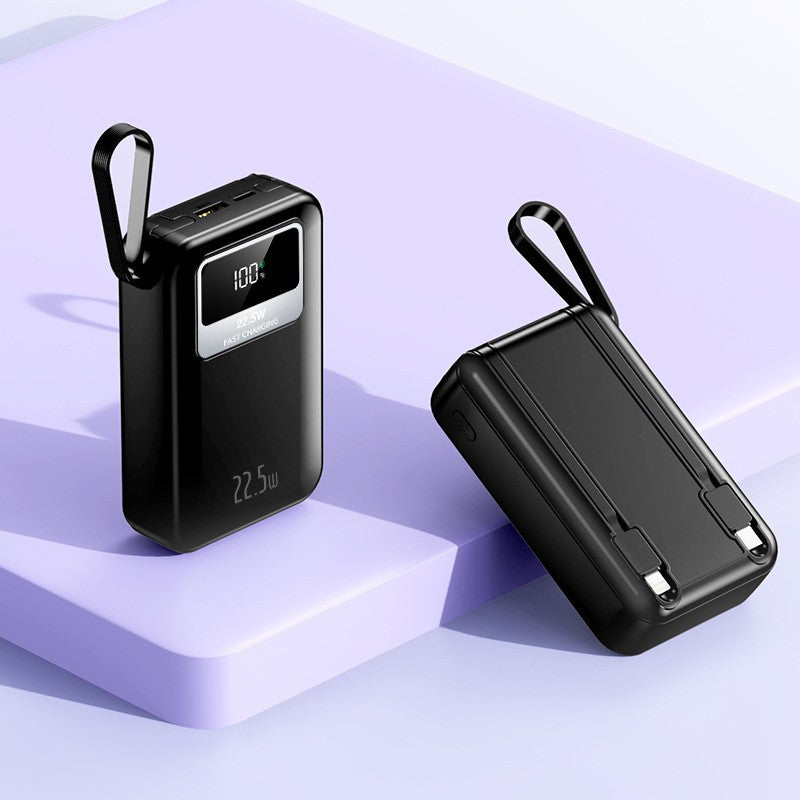 Portable power bank with intelligent fast charging function and LED display Bowlift