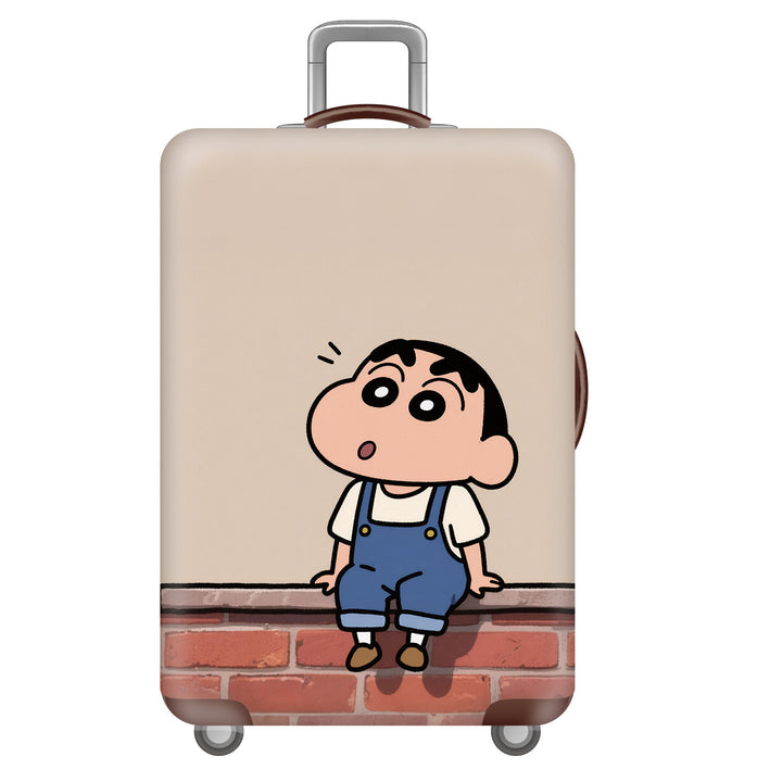 Unisex hard-shell suitcase with cheerful dinosaur motif Bowlift
