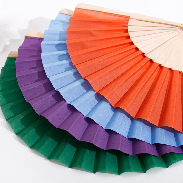 Women handmade fan made of breathable material with elegant design Bowlift