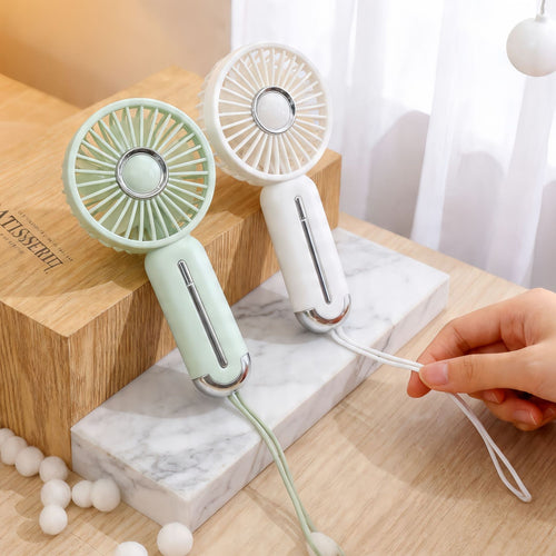 Women Portable Hand Fan with USB Charging Function and Flexible Design Bowlift