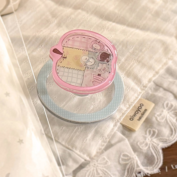 Stylish Apple-shaped cosmetic jar Bowlift