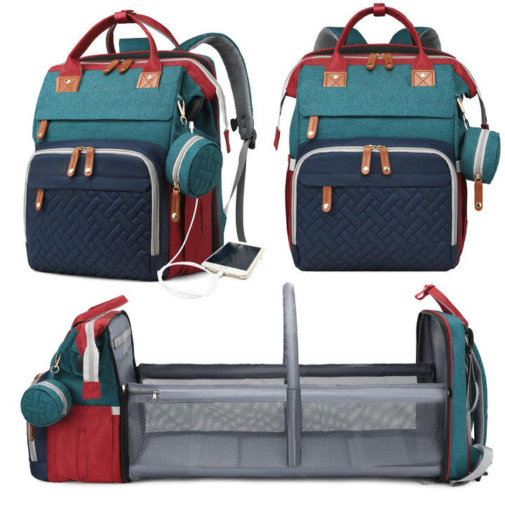 Unisex Multifunctional Backpack with Removable Zipper and Insulated Compartment Bowlift