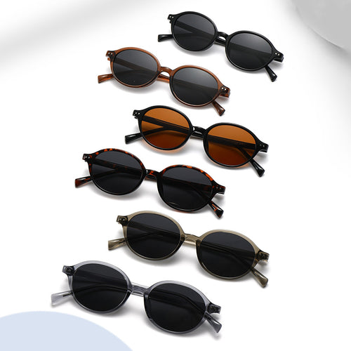 Women round sunglasses in stylish retro design Bowlift