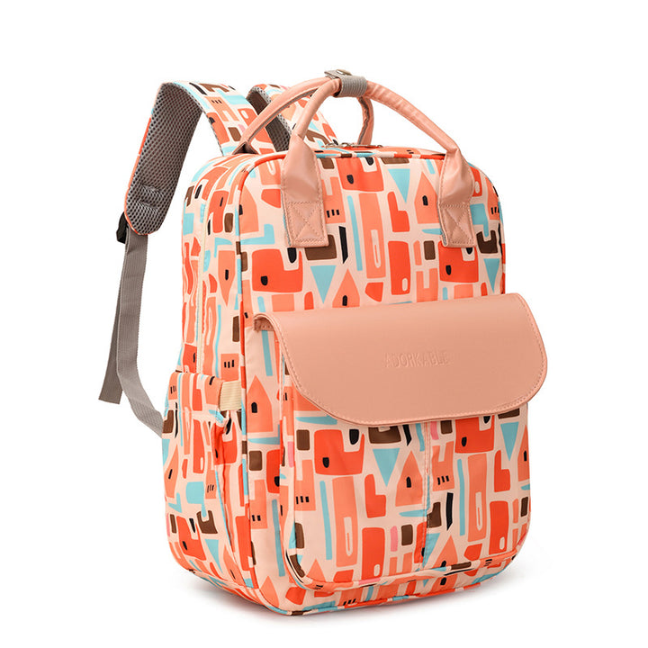 Cat Print Backpack Bowlift