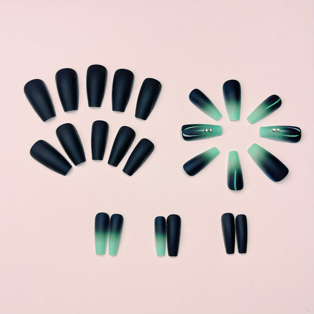 Trendy Artificial Nails with Matte Chic Finish Bowlift