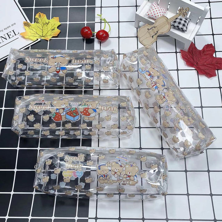 Cute Bear Patterned Pencil Case Bowlift